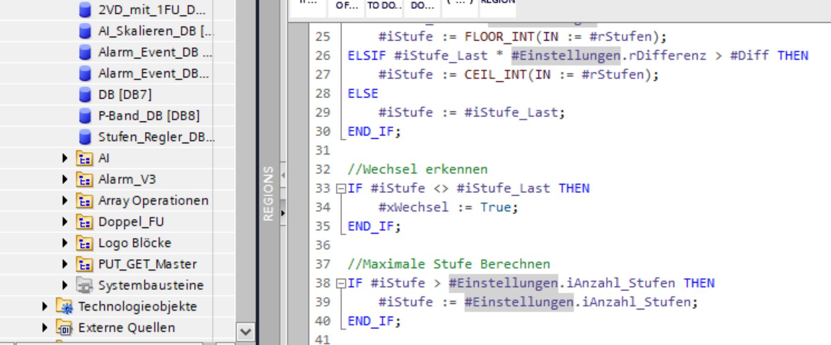 Siemens TIA SCL